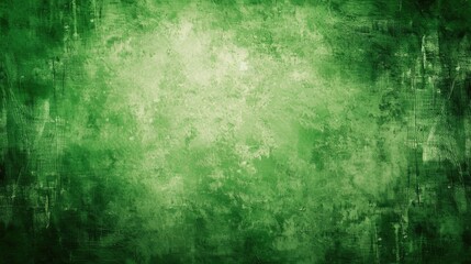 Obraz premium Green Background Color. Abstract Texture with Vintage Green Tones and Elegant Vignette Border