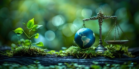 Green global values for a sustainable future in international law and energy. Concept Sustainable Development, International Law, Green Energy, Global Values