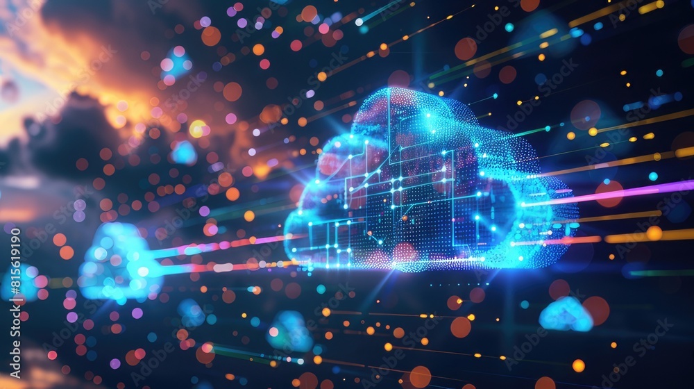 Poster Cloud-based data storage solutions such as object storage, file storage, and database services, providing scalable and secure repositories for digital assets