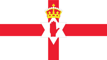 northern ireland flag free vector illustration
