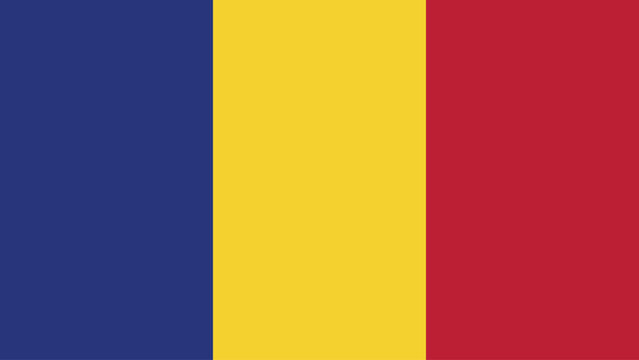 romania flag free vector illustration