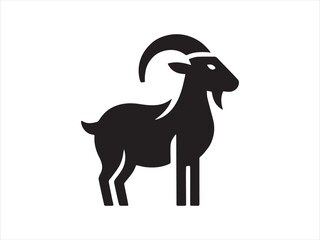 Goat Logo Design Vector Template 