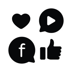 Get this amazing icon of social media marketing, premium vector