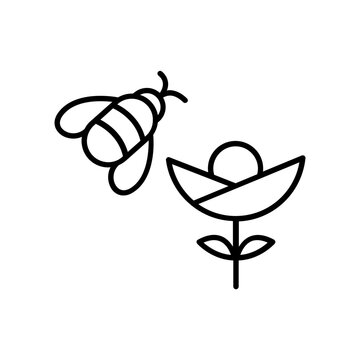 recommend clip art: bee icon. outline icon