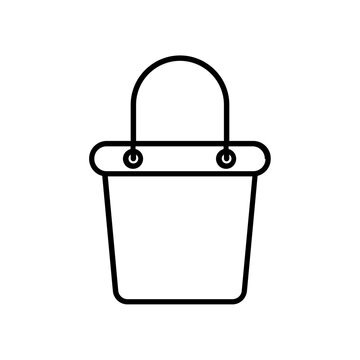 recommend clip art: bucket icon. outline icon