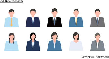 ビジネスパーソンのアイコンセット