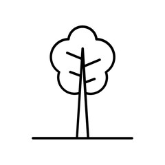 tree icon. outline icon