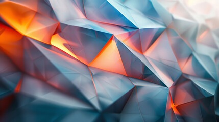 Visually striking wallpaper with abstract geometric shapes