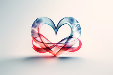 Elegant Cardiologist Logo with Stylized Heart and EKG Line
