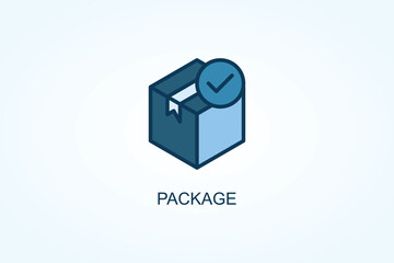 Package vector  or logo sign symbol illustration