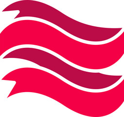 Obraz premium Ribbon Banner Illustration