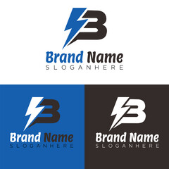 Vector design elements for your company logo, abstract blue icon. Modern logotipe, business corporate template.