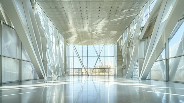 Modern empty storehouse
