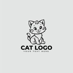 cat minimal logos