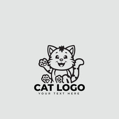 cat minimal logos