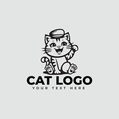cat minimal logos