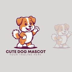 Dog cute mascot 