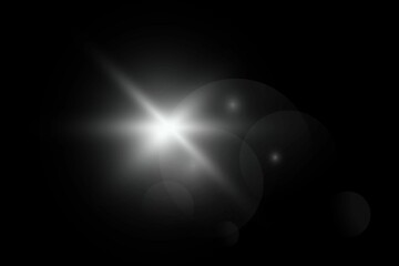 black background with white sparkling