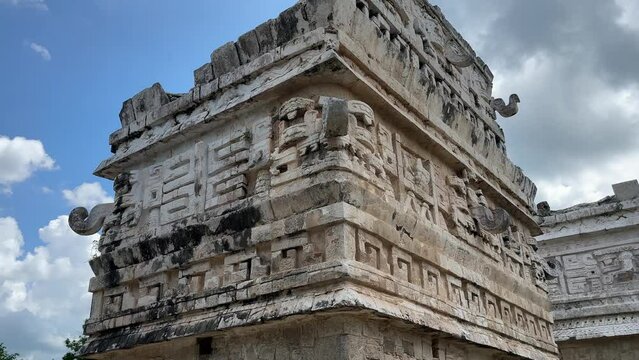 La Iglesia in the Las Monjas complex in the Mayan archaeological site of Chichen Itza, Mexico