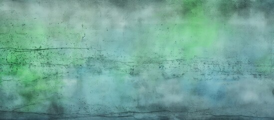 Fototapeta premium Abstract blue green background texture concrete or plaster hand made wall Copy space for text