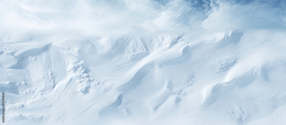 Aufkleber Copy space image of a snow patterned background providing a textured surface for text placement