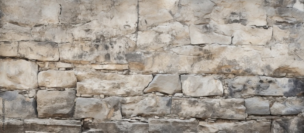 Poster texture of a wall from a chipped stone. copy space available