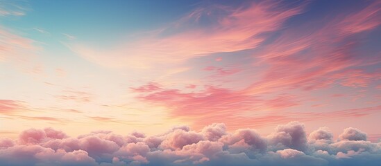 Obraz premium Majestic sky. copy space available