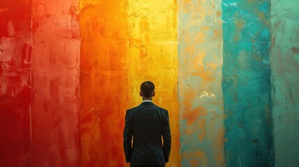 Obraz premium school administrator leads with vision and purpose