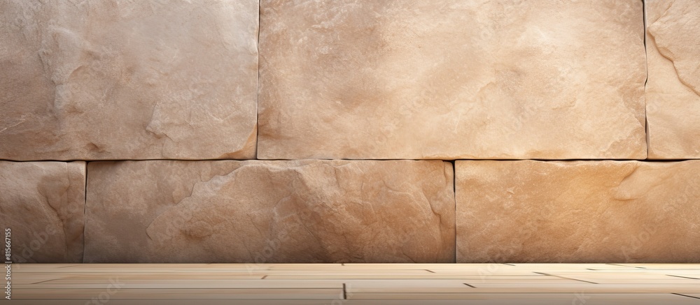 Poster sand stone background included free copy space for product or advertise wording design