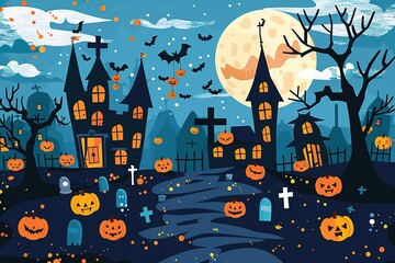 Halloween background suitable for background
