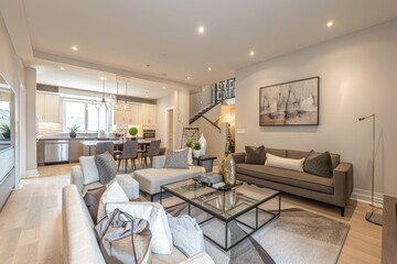 Elegant Modern Living Room with Minimalist Decor