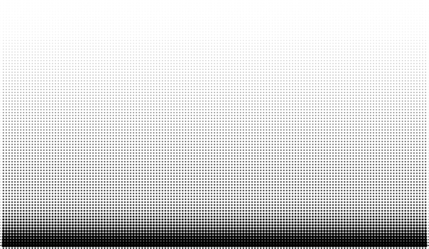 Black halftone gradient background png. 