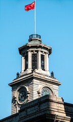 Obraz premium Clock tower of Jianghan Customs House in Wuhan, China