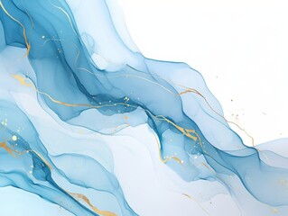 Blue background marble abstract texture pattern gold watercolor gray white dark paint green luxury. Background silver blue marble ombre wall color canvas fluid ink gradient water concrete wash art