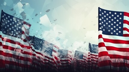 Memorial Day, American Flag, Memorial Day Background, Bald Eagle, Patriotic, Red Poppy Flower.