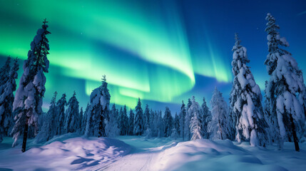 Northern lights and Aurora