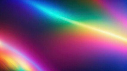 Fototapeta premium Holographic Rainbow Flare Abstract Background with Blurred Light Refraction