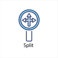 Split Vector icon
