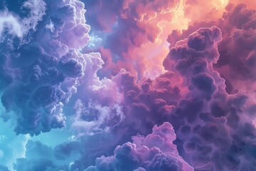 Digital visualization of cloud formations