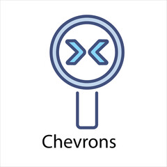 Chevrons Vector icon 