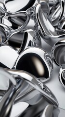 Showcase the versatility of scandium in various applications through an abstract design , super realistic