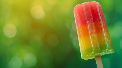 Stock Photo of Ice Lolly in Attractive Summer Colors