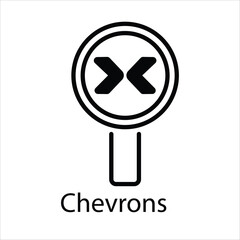 Chevrons Vector icon 