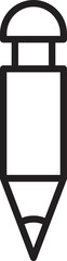 Obraz premium Pen Icon Line Art
