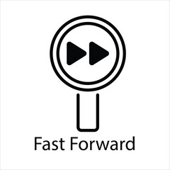Fast Forward Vector icon