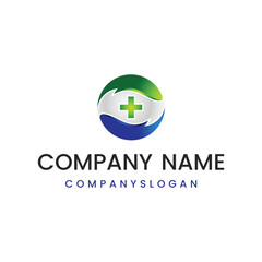 Medical logo design, vector logo design, illustration 