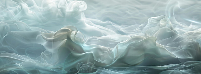 Obraz premium a serene abstract artwork featuring gentle drifts of smoke floating softly across the canvas. 