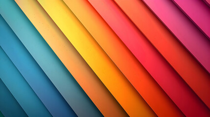 Obraz premium abstract colorful geometric shape from paper with soft shadows background.generative ai