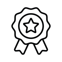 Carefully crafted icon of appreciation, quality badge vector design