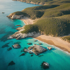 view of the sea from the beach